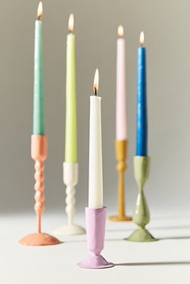 Bougeoirs en émail Cora