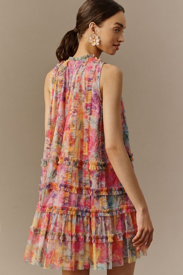 Mac Duggal Mesh Mini Dress #3