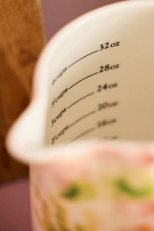 Watercolor Stoneware Measuring Jug #1