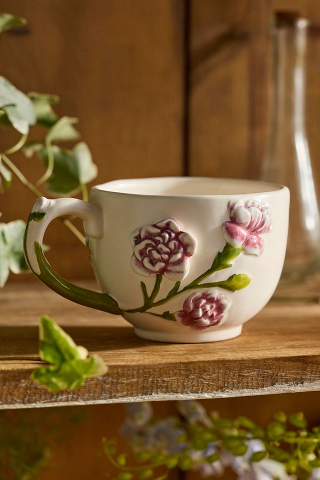 Flower of the Month Stoneware Mug #1