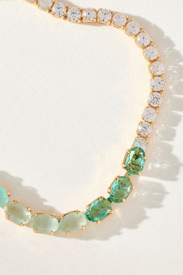 By Anthropologie Buntes Kristallstein-Armband #1