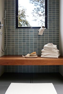 Coyuchi Temescal Organic Ribbed Bath Mat