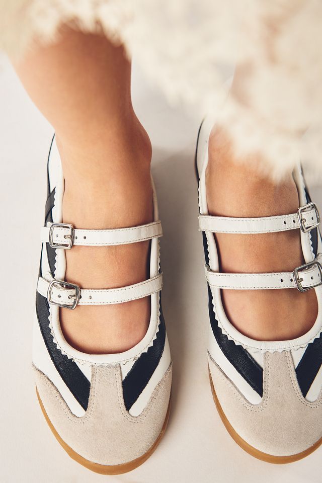 Bronx Cli-oo Double-Strap Mary Jane Sneakers | Anthropologie