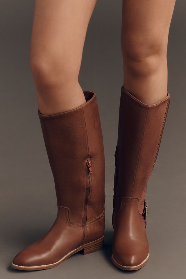 Bronx Leni-Jo Buckle Leather Boots | Anthropologie