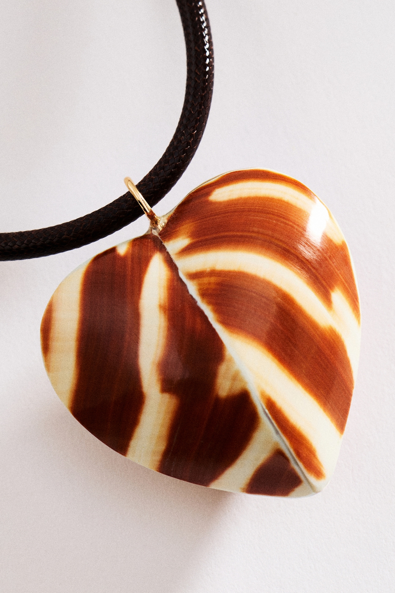 Corded Chain Pendant Necklace