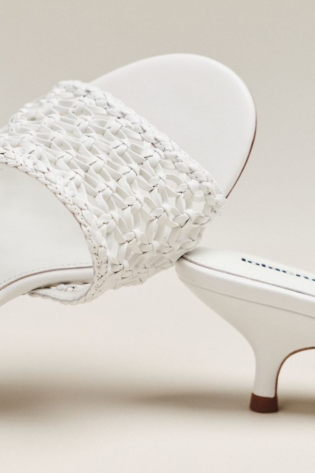 Lola Cruz Woven Heeled Mule Sandals #2