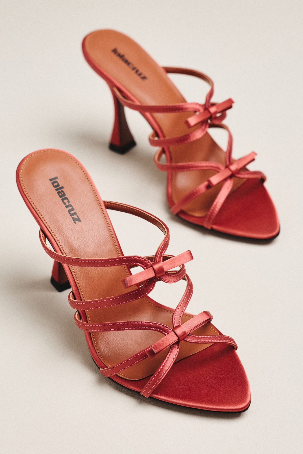 Lola Cruz Sabrina Bow Strappy Sandals