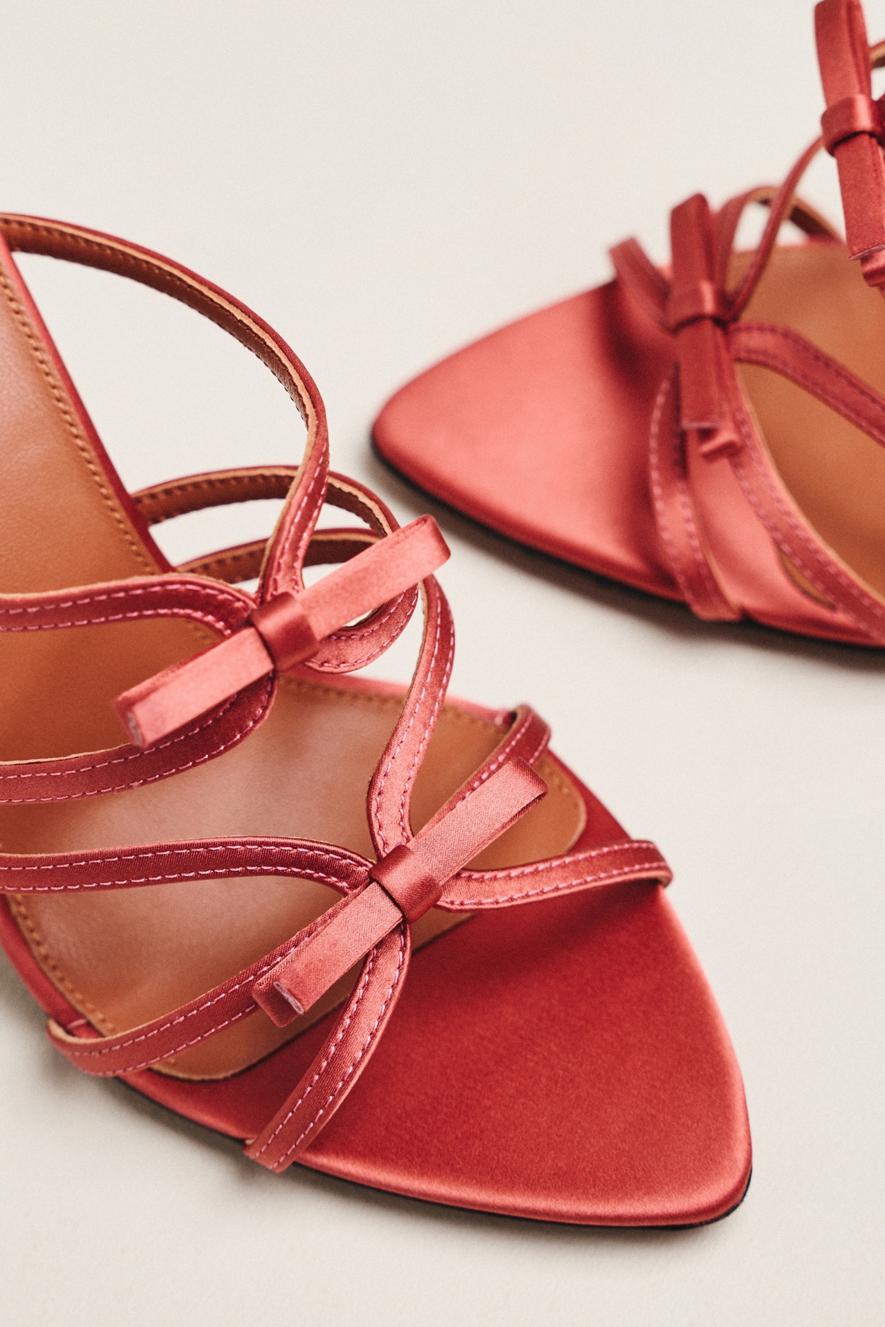 Lola Cruz Sabrina Bow Strappy Sandals