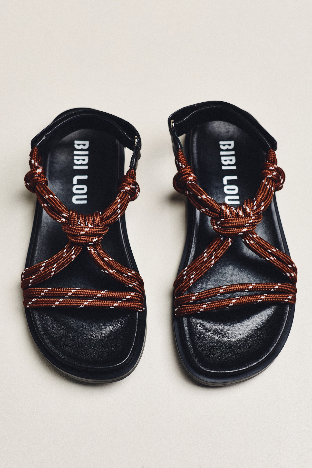 Bibi Lou Rope Slingback Sandals