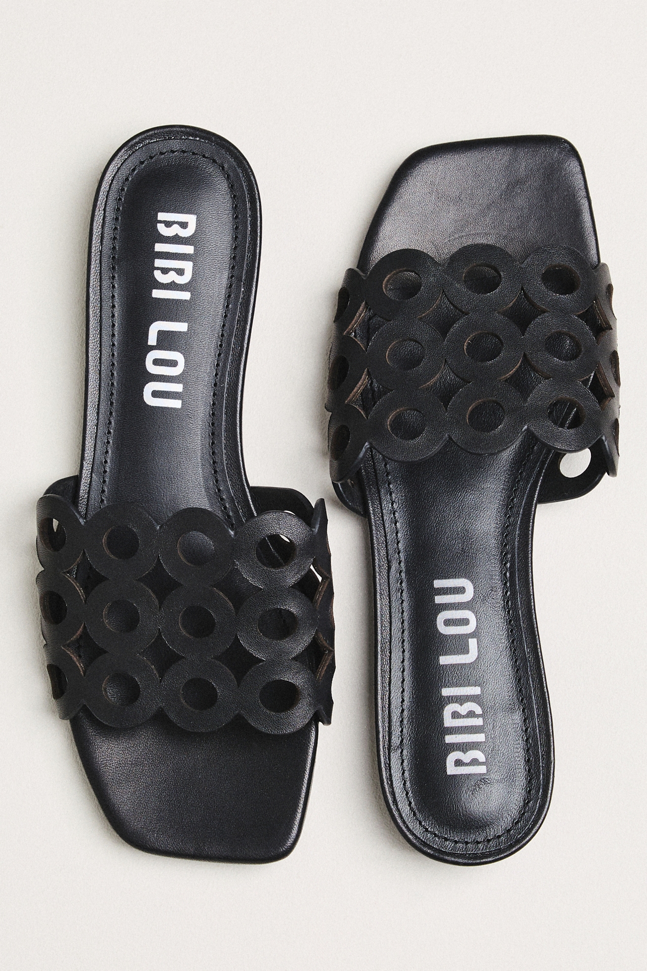 Bibi Lou Cutout Slide Sandals