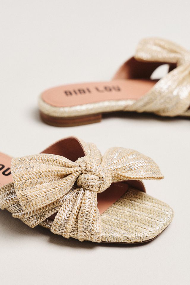 Bibi Lou Karsie Square-Toe Slide Sandals #2