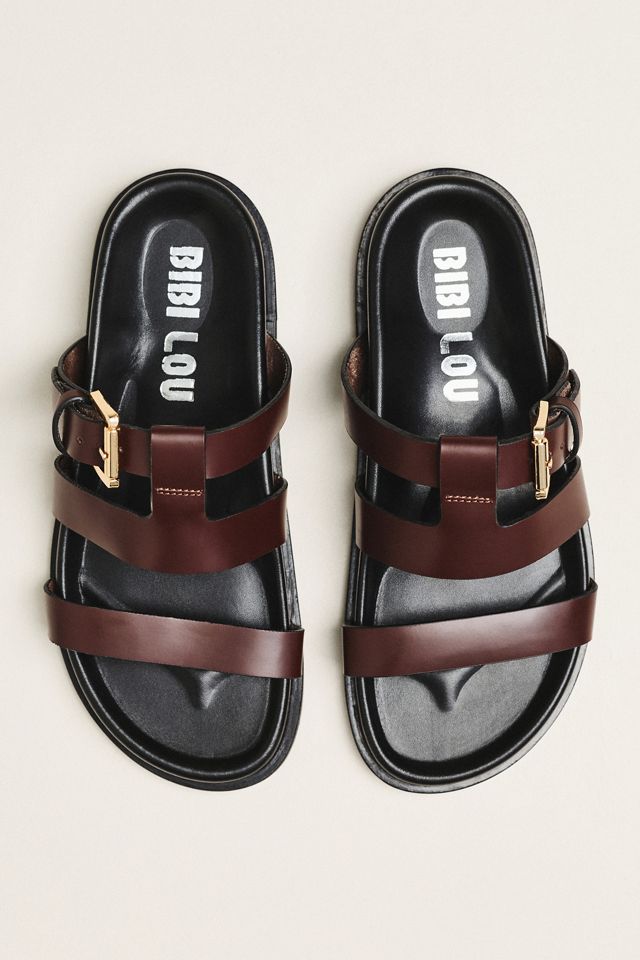 Bibi Lou Lisy Buckle Slide Sandals #1