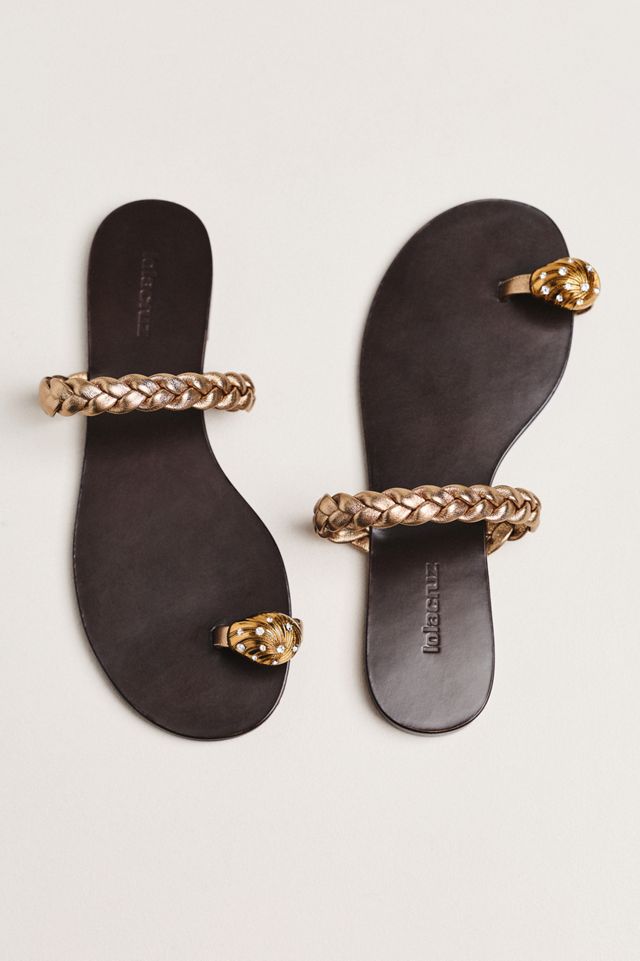 Lola Cruz Mona Toe-Ring Sandals #1