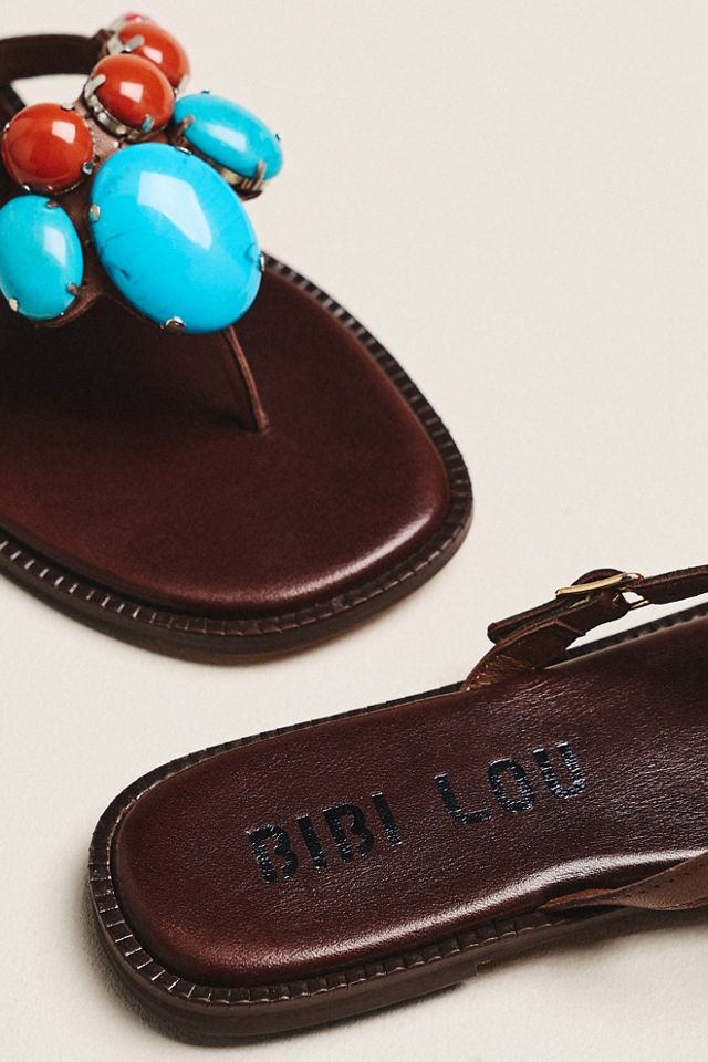 Bibi Lou Fira Stone Flip-Flop Sandals #2