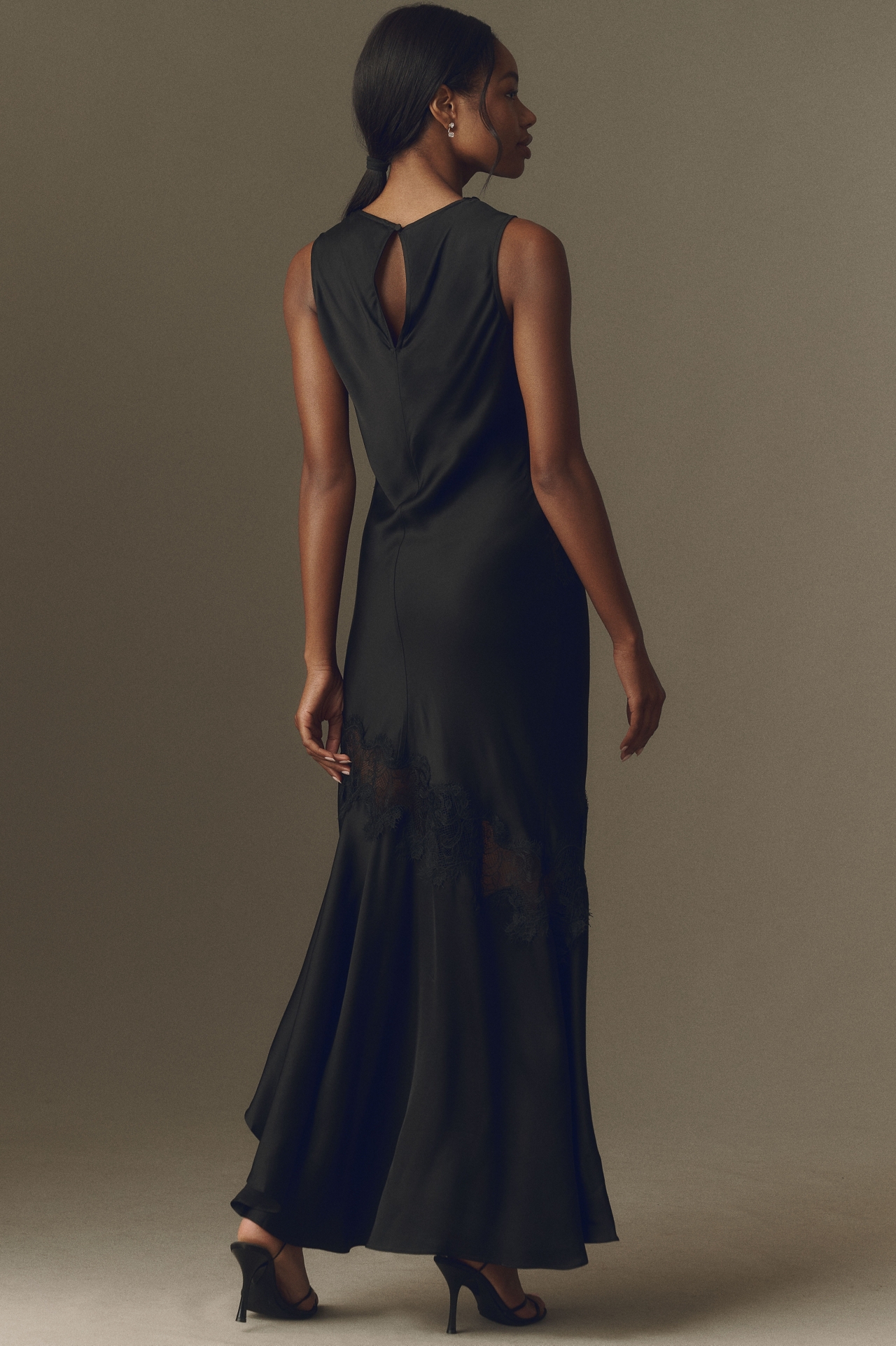 Shona Joy Simona Asymmetrical Panelled Maxi Dress