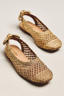 Seychelles Birdie Ankle-Tie Slingback Flats