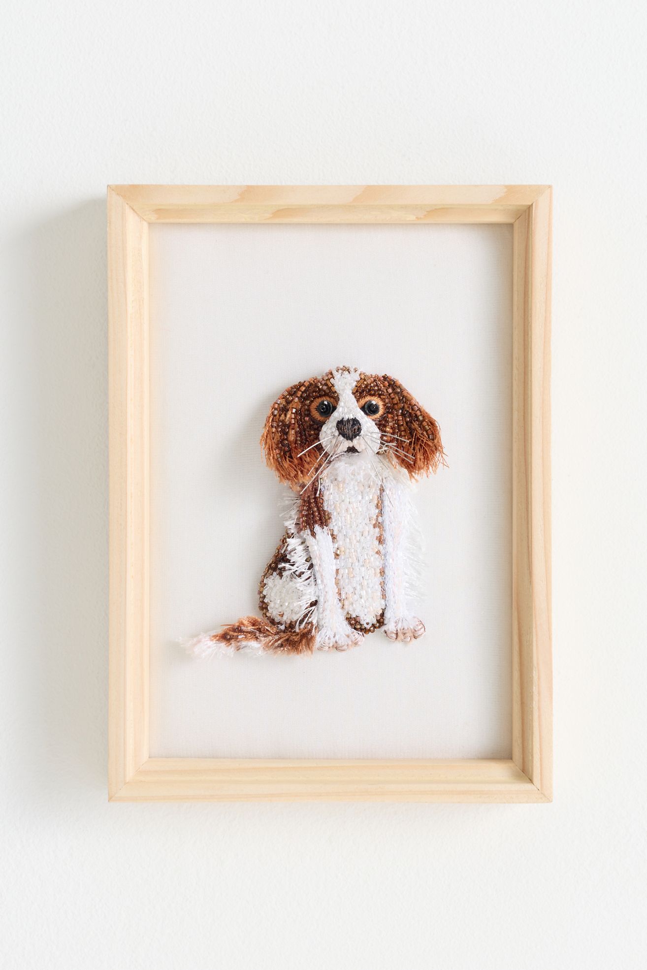 Dog Beaded Wall Art - Cavalier, One Size