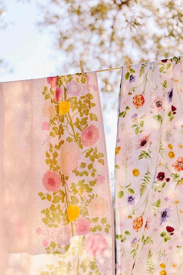 Riso Floral Linen Tablecloth #5