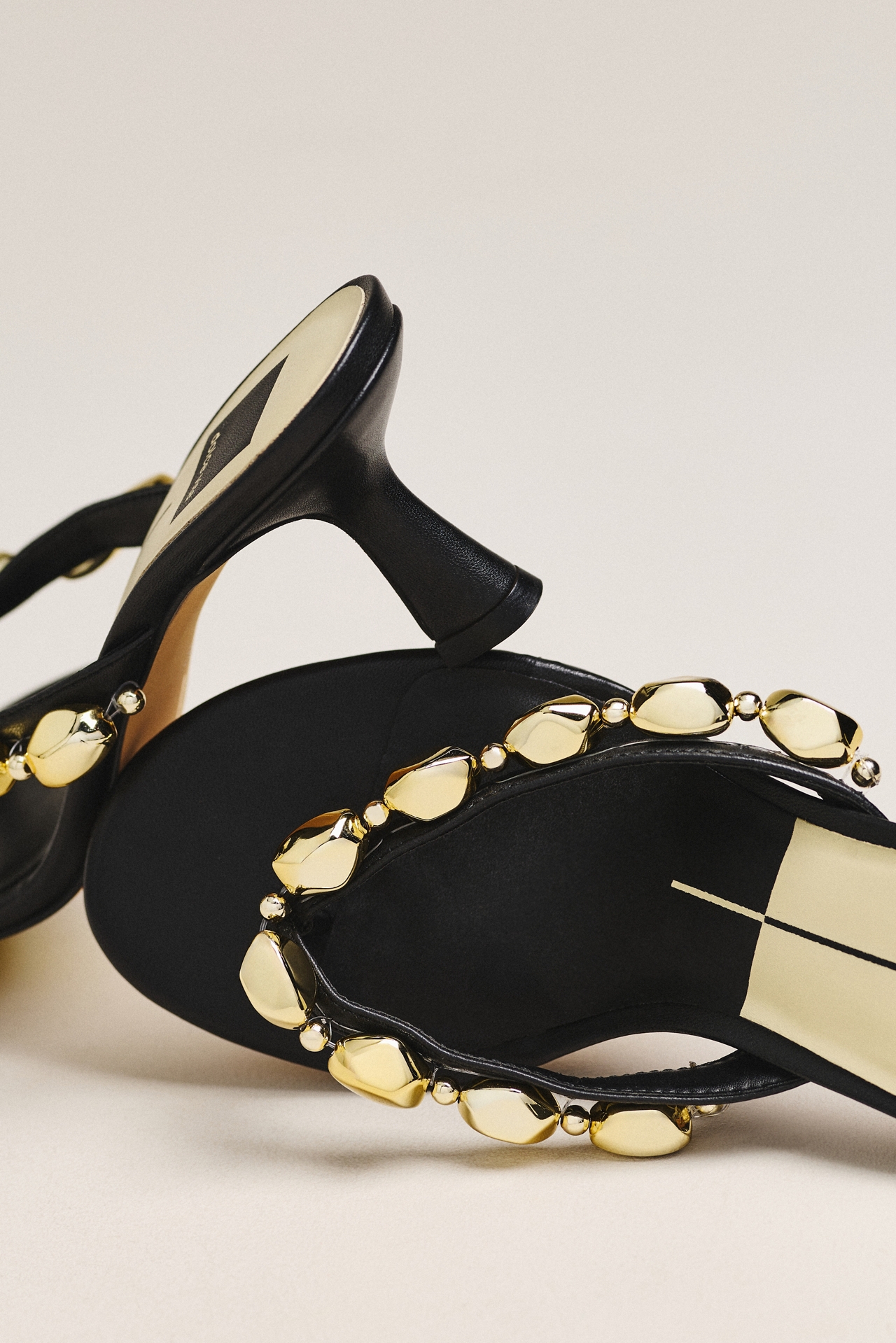 Dolce Vita Daksie Embellished Kitten Heel Sandals