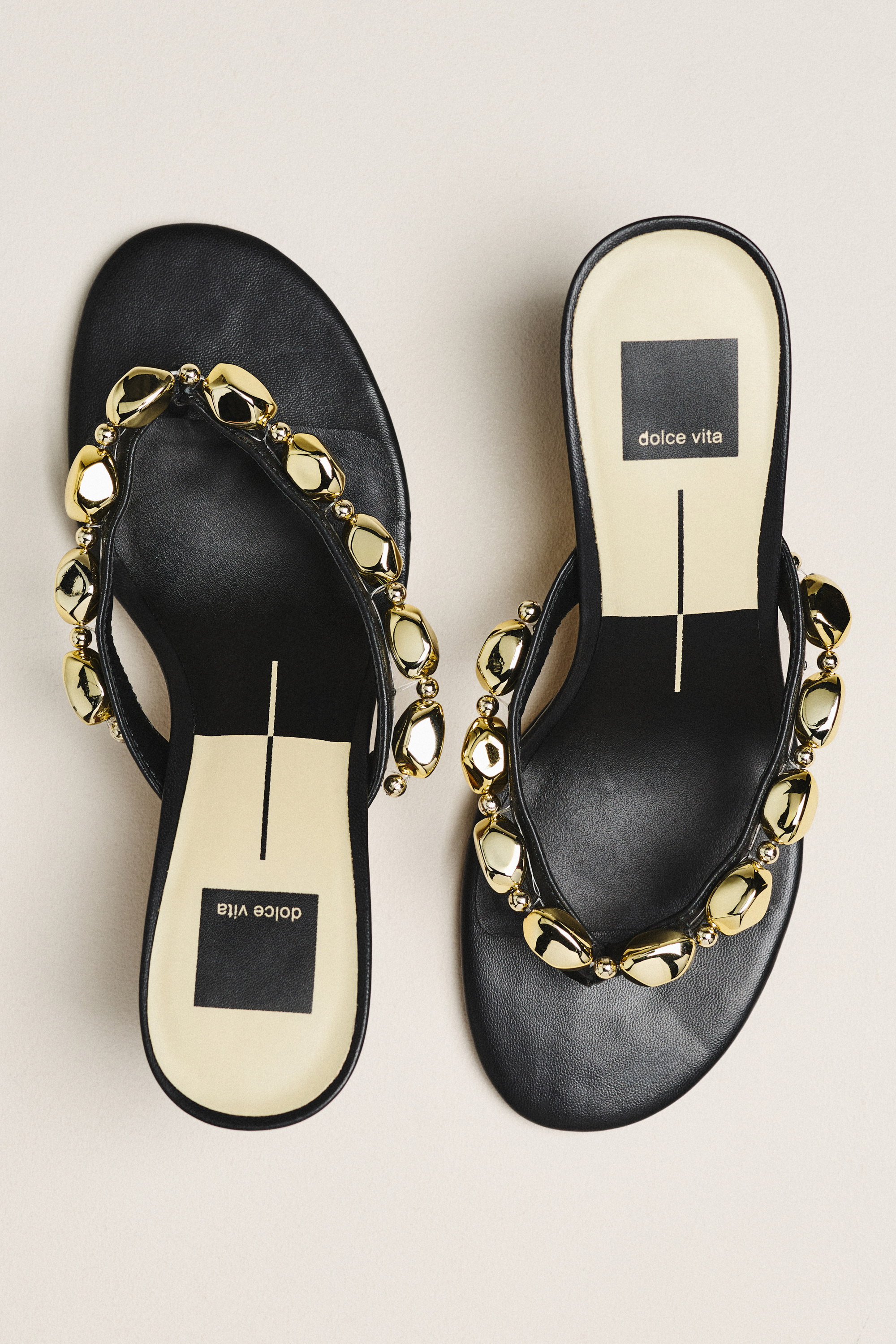 Daksie Embellished Kitten Heel Sandals - Image 1
