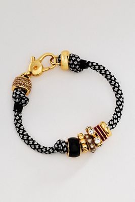 Bracelet à breloques cordelé