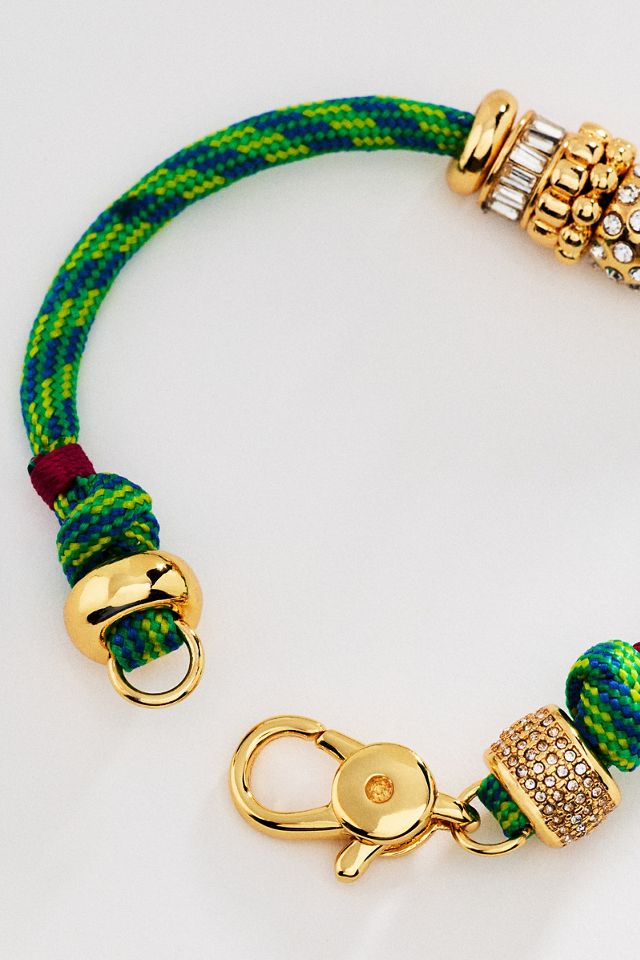 Bracelet à breloques cordelé #2