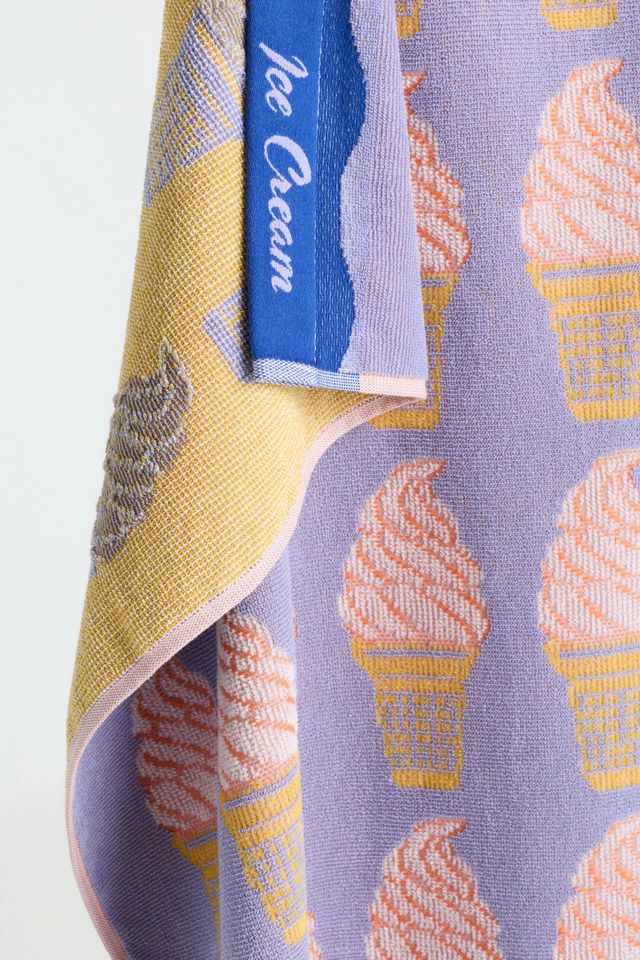 Cotton Jacquard Icon Beach Towel Collection #1