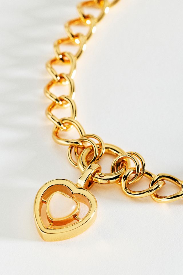 Chunky Heart Chain Necklace #2