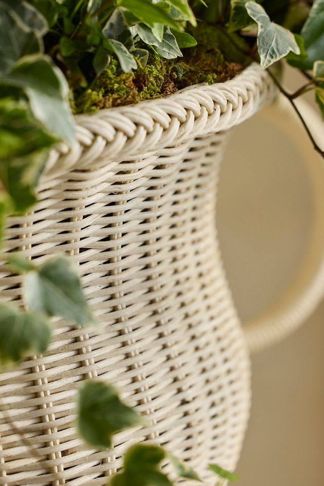 Rattan Urn Planter #2