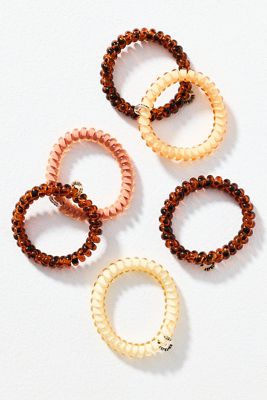 Anthropologie large mixed Beaded Hair Ties Anthropologie Small Mixed Beaded Hair Ties Set Of 5 In  main image 4