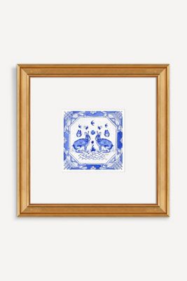 Delft Lucky Bunnies Wall Art