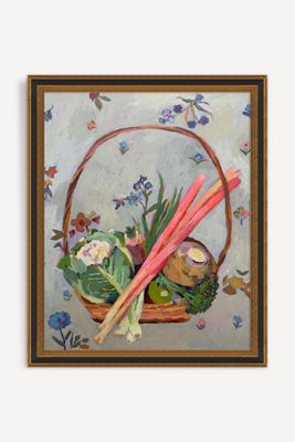 Winter Vegetables and Rhubarb Wall Art