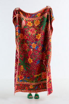 Farm Rio x Anthropologie Cotton Printed Throw | AnthroHome