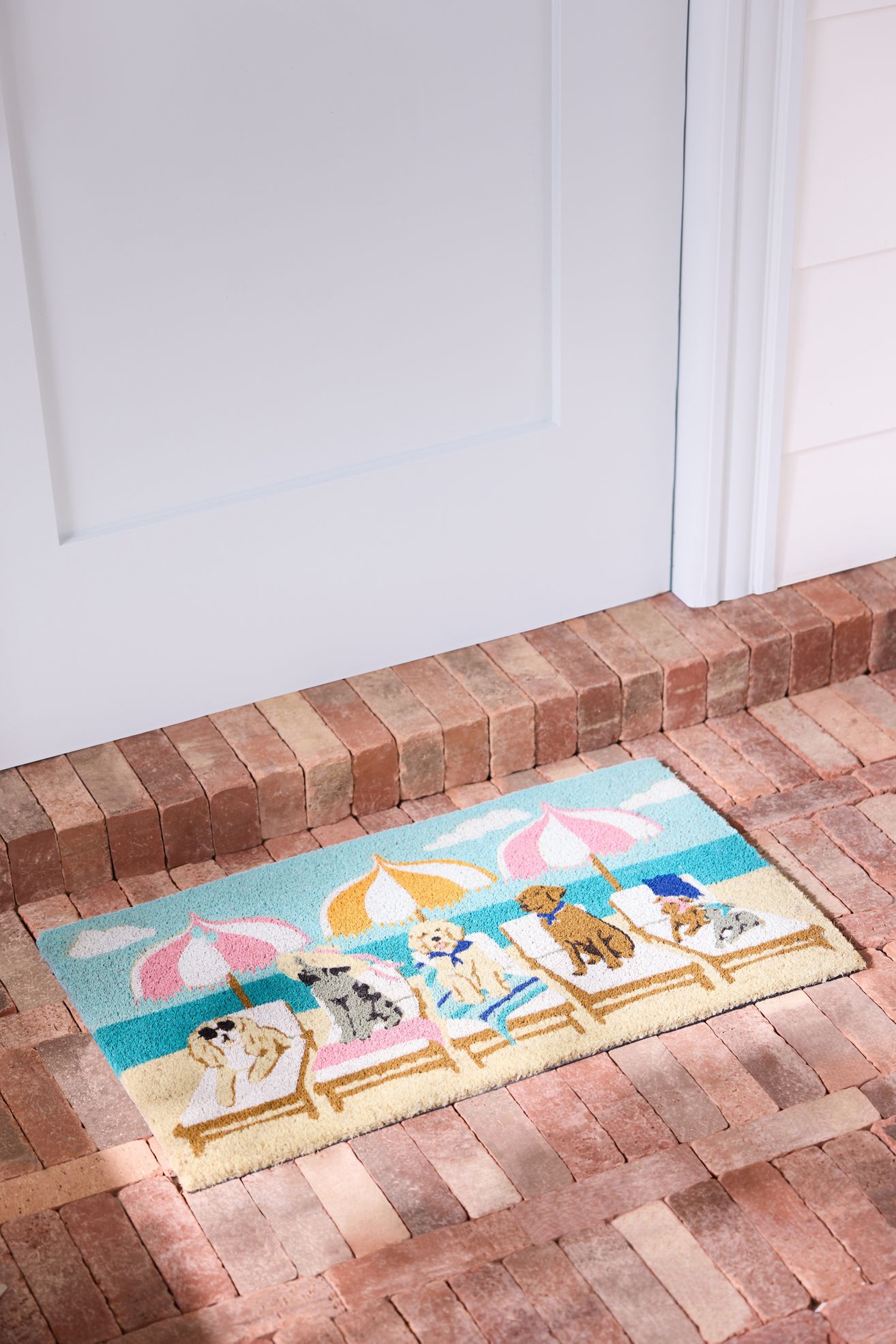 Sea Dogs Coir Printed Doormat - Multi, 18" x 30"