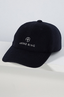 Anine Bing Jeremy Wool Baseball Cap In Blue