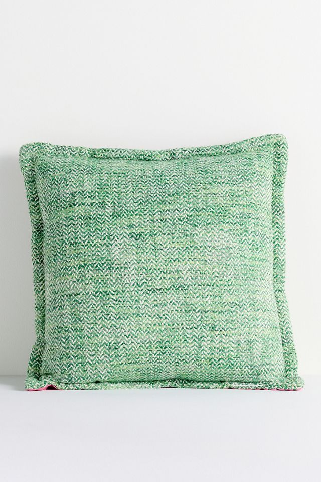 Bermuda Woven Embellished Edge Indoor/Outdoor Cushion #4