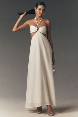 Baobab Giselle Strapless Cutout Maxi Dress