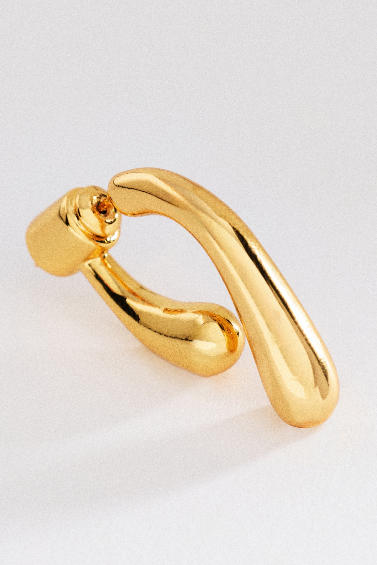 Sculptural Mini Swirl Earrings