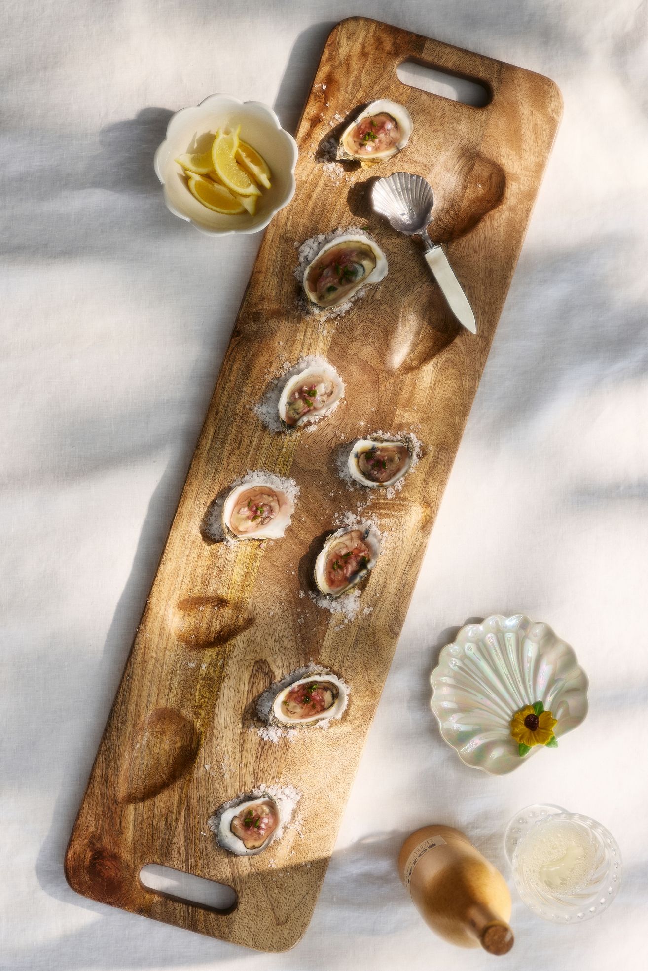 Wood Oyster Serving Board - Cedar, One Size