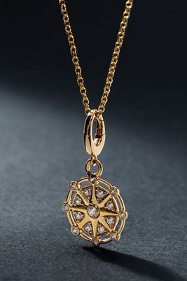 Gold Star Diamond Charm