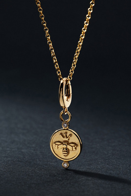 Gold Icon Diamond Charm