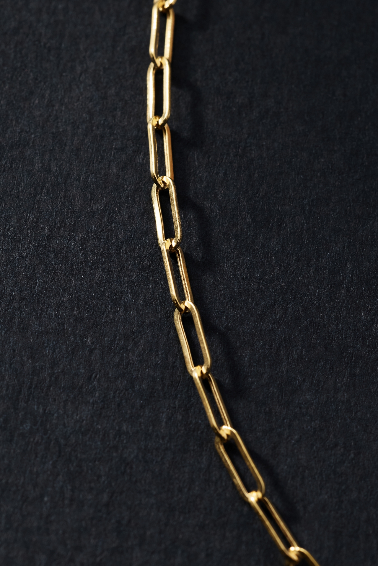Gold Link & Lock Chain Necklace