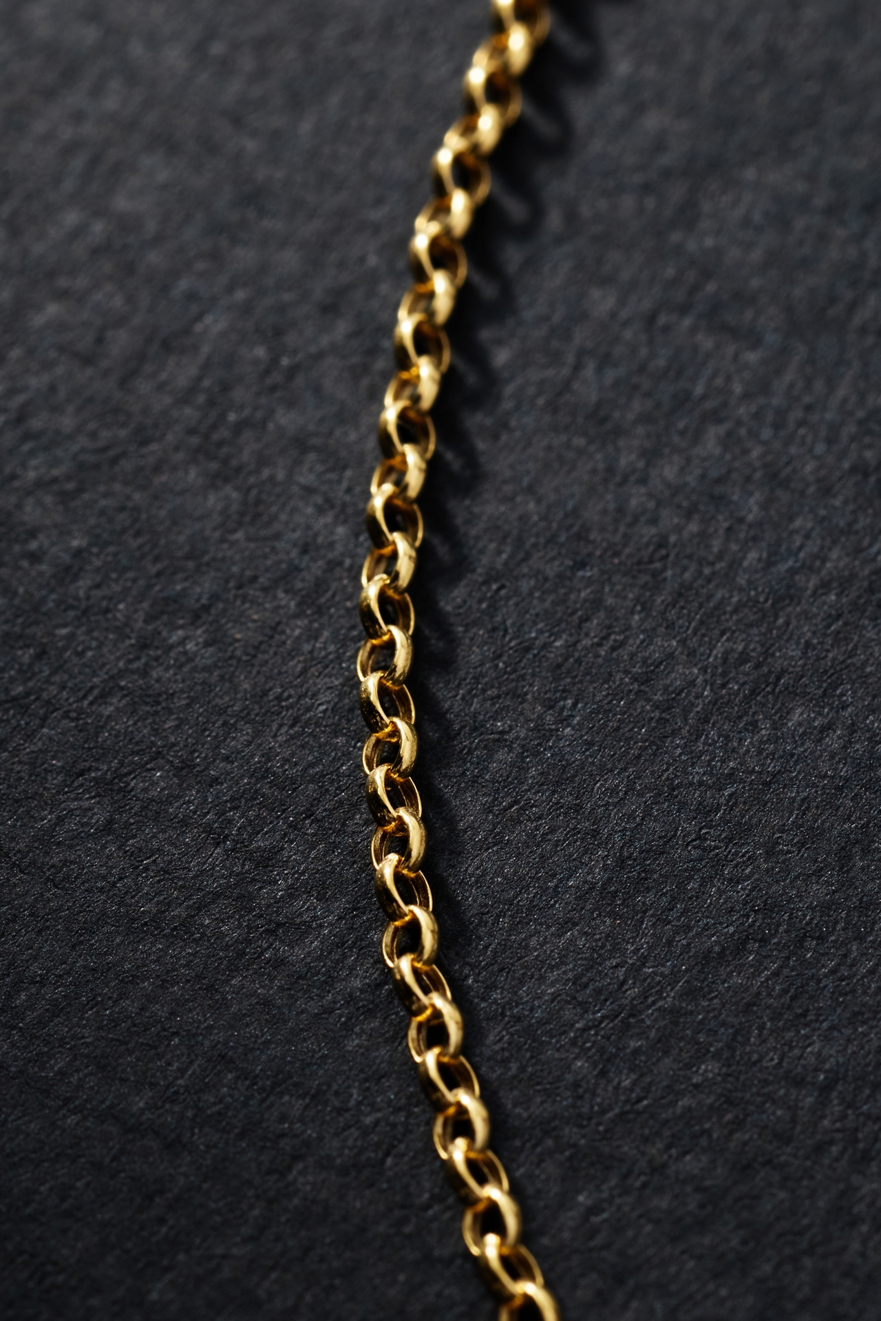 Gold Rolo Chain Necklace