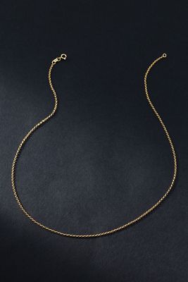 Gold Rolo Chain Necklace