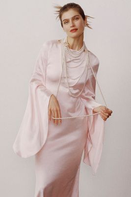 Helsi Tessa Long-Sleeve Appliqu A-Line Maxi Dress | Anthropologie