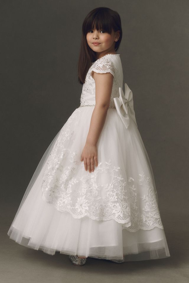 Princess Daliana Royal Lace Flower Girl Dress