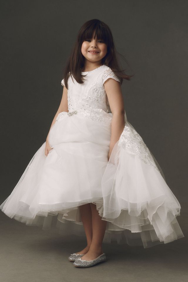 Princess Daliana Royal Lace Flower Girl Dress #3