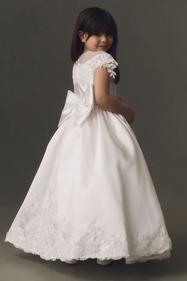 Princess Daliana Vintage Belted Flower Girl Ball Gown #2