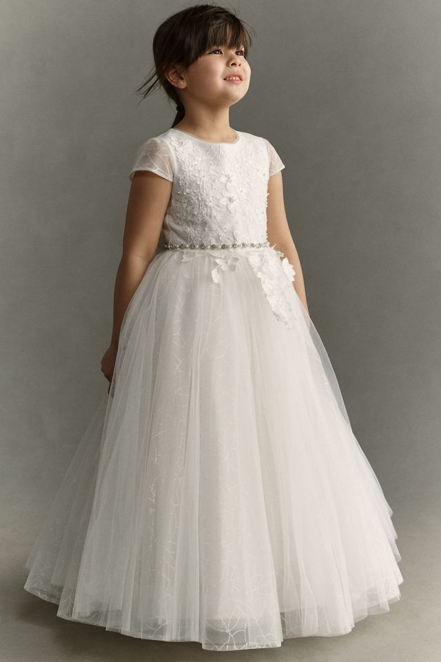 Princess Daliana Lace Flower Girl Ball Gown #1