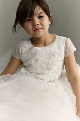 Princess Daliana Lace Flower Girl Ball Gown